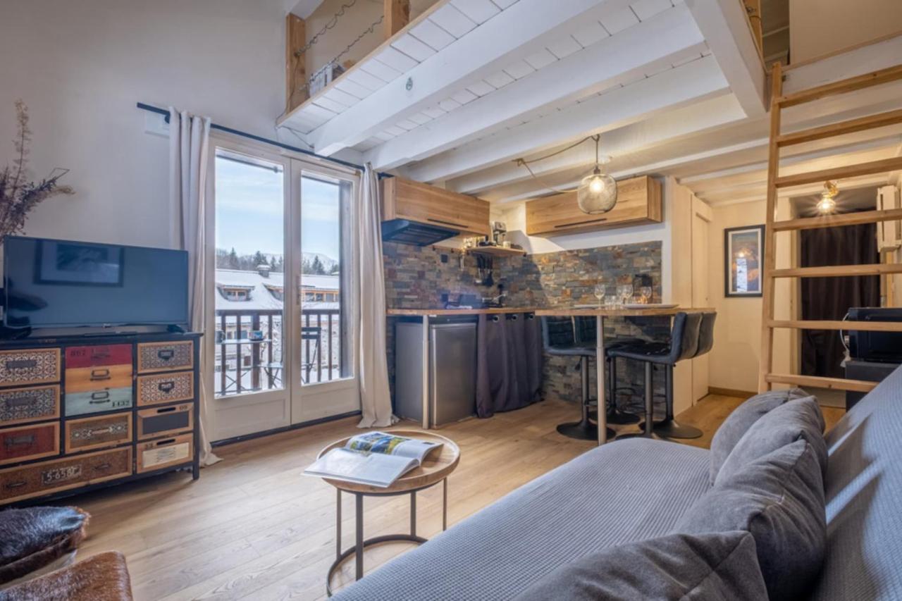 Apt With Nice View Near The Center Of Chamonix Zewnętrze zdjęcie